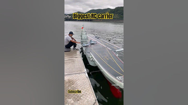 The biggest rc carrier in the world #rcships #rcboat #rcmodel #scalerc  #biggest #aircraftcarrier
