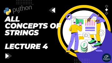 String in Python | Lecture 4 | Python for Data Science 2024 | Data Science Insights | (Get Placed)