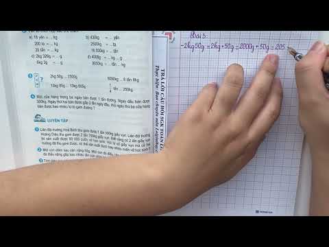 Video Ôn tập: Bảng đơn vị đo khối lượng - SGK Toán 5 trang 23 - youtube