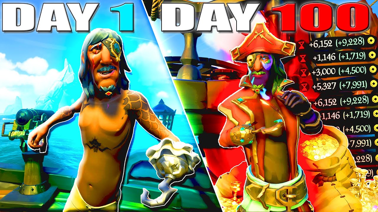 I Spent 100 DAYS Playing Sea of Thieves