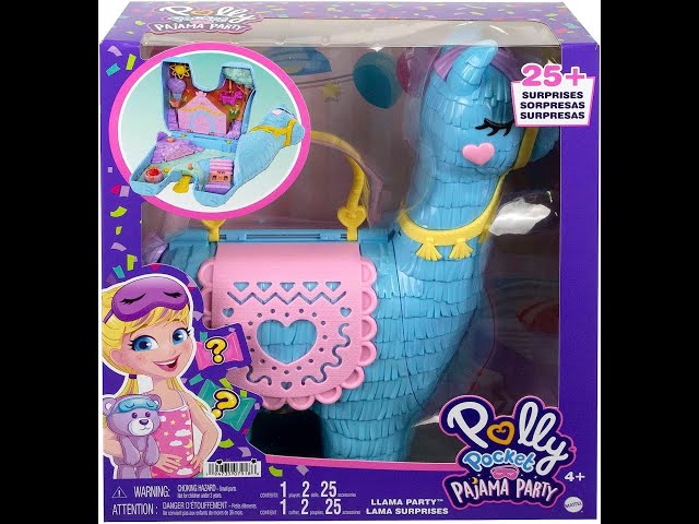 Polly Pocket Pajama Party Llama Party Surprises 