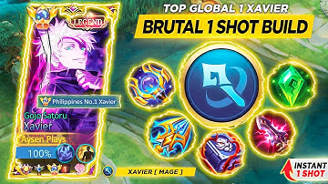 GLOBAL XAVIER 95% WINRATE SECRET TRICK FULL TUTORIAL!! (WTF DAMAGE) 😱| XAVIER TIPS & GUIDE | MLBB