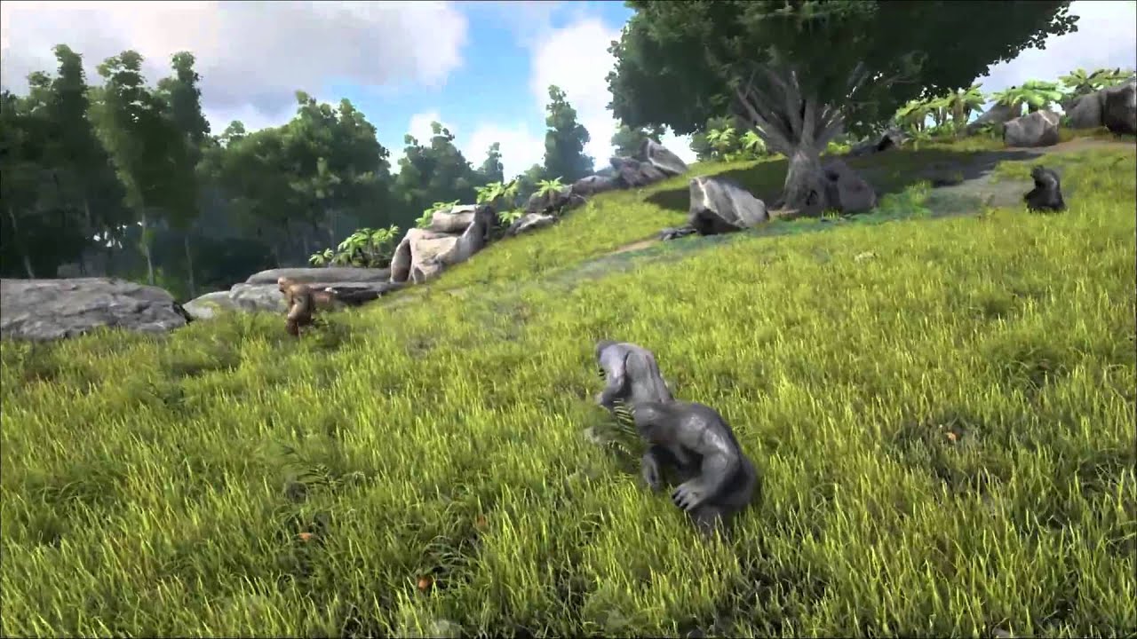 ARK: Survival Evolved - Gigantopithecus, czyli Wielka Małpa - YouTube
