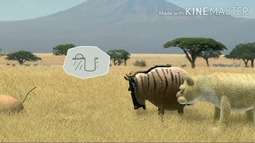 Savanna Version - Wildebeest From Birdbox Video 🎥||