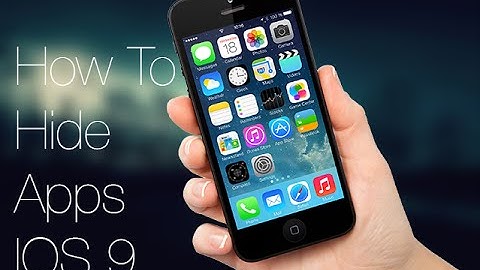 How To Hide Apps In IOS 9 Without A Jailbreak