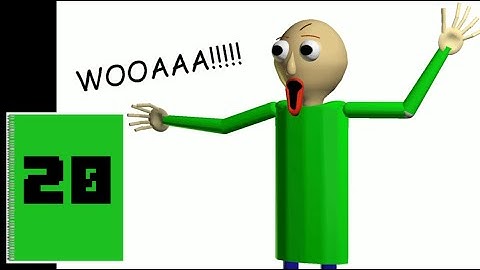 Playing endless mode in Baldi basics till I get 20 notebooks part 1
