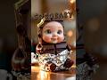 ASMR | Cute Little Coco 🍫 Baby Eating Chocolate | No Talking, Funny & Relaxing Sounds #asmr