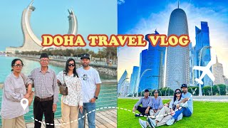 Dad MoM Qatar Visit 2024  ||  Kathmandu To Qatar || Visiting Qatar || Doha Travel Vlig 2024 ||