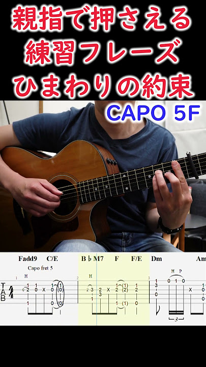 ひまわりの約束intro【TAB】