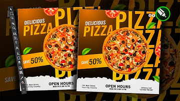 Delicious Pizza Posters Design With Corel Draw