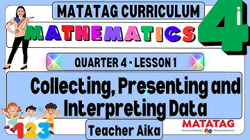MATH 4 Grade 4 Quarter 4 Lesson 1 Collecting, Presenting and Interpreting Data