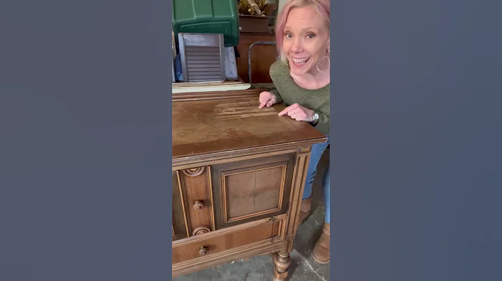 Don't Paint that real wood furniture!  What happen...