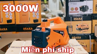 Máy rửa xe Osaka NHẬT 3000w motor cảm ứng từ lõi đồng 100%