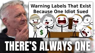 Warning Labels That Exist Because One Idiot Sued REACTION | OFFICE BLOKES REACT!!