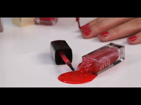 How to Get Nail Polish Stains Out of Clothes | Manicure Tips | Beauty How  To - YouTube