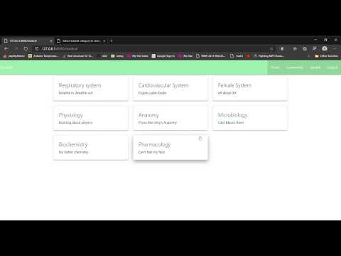 Medical  Academic Library Web Application using Django