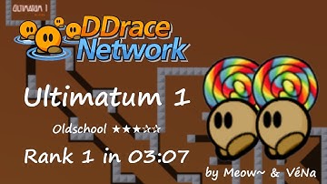 Teeworlds - Ultimatum 1 Rank 1 in 03:07 by Meow~ & VéNa