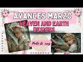 Avances Heaven and Earth de Marzo✨🧵  Van avanzando! #crossstitch #puntodecruz