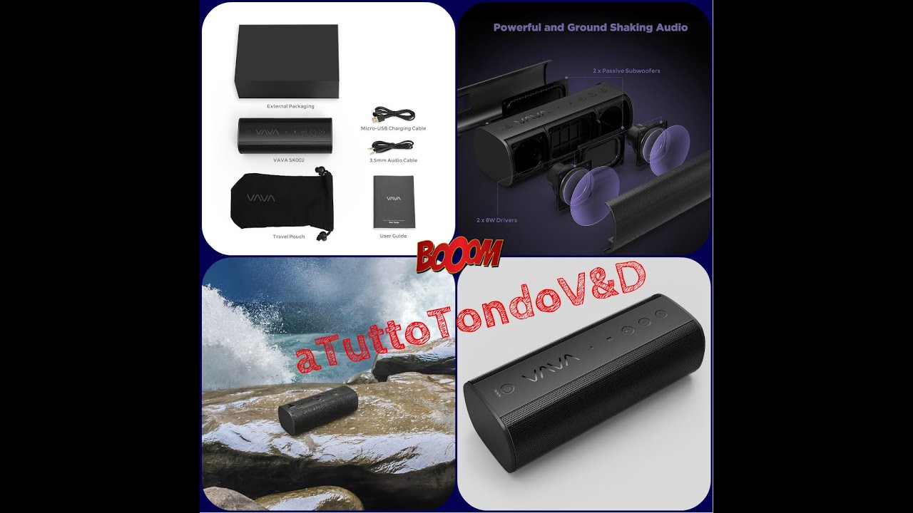 Bluetooth Speakers VAVA Voom 20 Portable Wireless Speaker