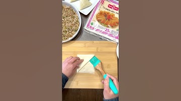 Samosa Folding using Spring Roll Sheet | Ramadan Recipes #shorts #ramadan #samosa #springroll