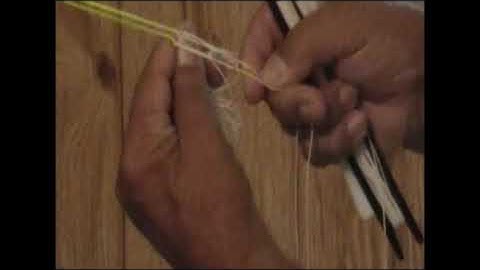 How to start a cast net, or cast net webbing.