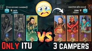 CAMPER Bullied me😓|| Will itu be able to take revenge?😤 itu vs campers Team || Shadow Fight 4 Arena screenshot 5