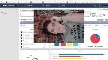 Create a Demographic "Quick Report" Profile in Simmons Insights