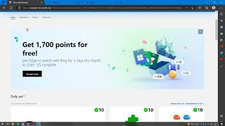 How to 1,700 points for free!(read desc and new Microsoft rewards thing tutorial)Day 1 screenshot 3