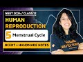 Menstrual Cycle | Human Reproduction | CBSE Class 12 Biology 🎯 | VEER NEET Batch 2024👩🏻‍⚕️