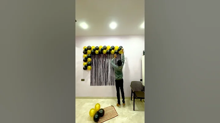 Balloon ￼arch | balloon decoration idea | happy birthday 🎂 |
