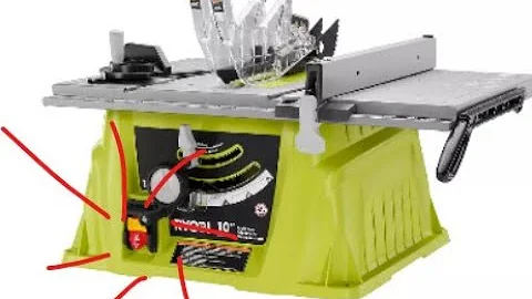 如何修理無法運作的10英吋Ryobi台面鋸