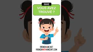 French Phrases Quiz  I  Find The Missing Word # 00229 #Shorts