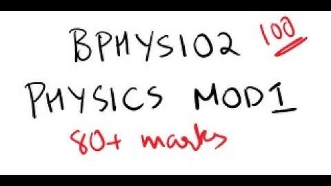 Physics MODULE 1 BPHYS102 | 22 Scheme P-Cycle VTU 1st SEM CSE