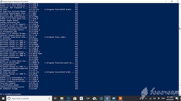 PowerShell | Programs and updates installed on local system