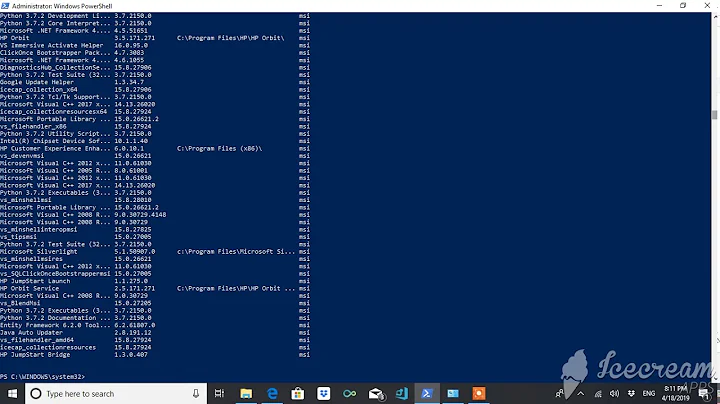 PowerShell | Programs and updates installed on local system