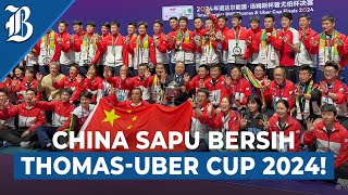 Indonesia Gagal Juara, China Kawinkan Gelar Thomas Uber Cup 2024