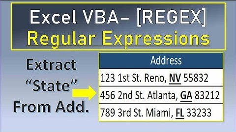 Excel VBA Extract Value From String