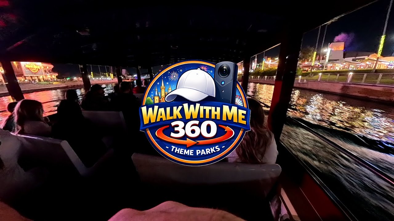 Halloween Horror Nights 34 (2025) - Boat Ride to Universal Studios | POV 360° 4K | VR & YouTube TV
