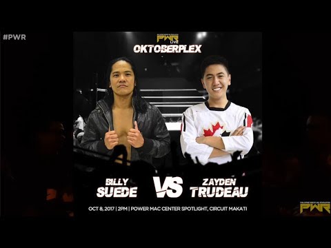 Full Match Zayden Trudeau Vs Billy Suede Pwr Live Oktoberplex Youtube