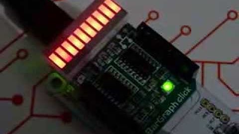 MikroBus.Net Dalmatian v1 using MikroE BarGraph Click