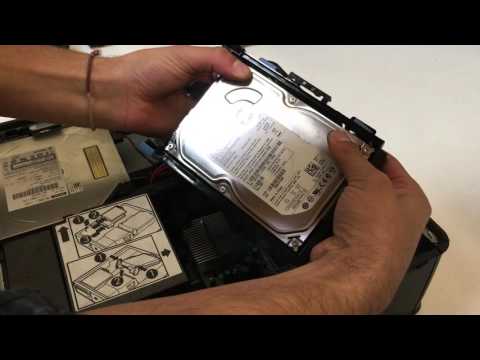 Как извлечь и переустановить жесткий диск в Dell Optiplex 755