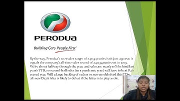 SMP11403 BUSINESS QUANTITATIVE ANALYSIS GROUP ASSIGNMENT GROUP 14  - PERODUA