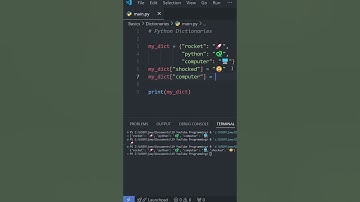 Python Basics: DICTIONARIES in Under a Minute! 📚