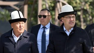 картинка: Садыр Жапаров Ош шаарында жаңы паркты ачты