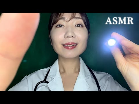 【ASMR】安堵する声。脳神経検査ロールプレイ【睡眠導入】（目の検査・耳の検査・バイノーラル・触診・嗅覚検査・問診・ロールプレイ）