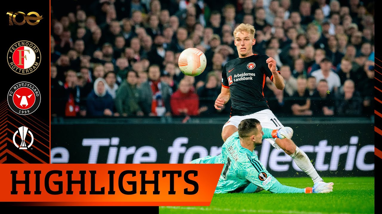 Highlights - Feyenoord - FC Midtjylland 2-2