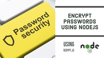 How to encrypt or hash passwords in Javascript/NodeJS