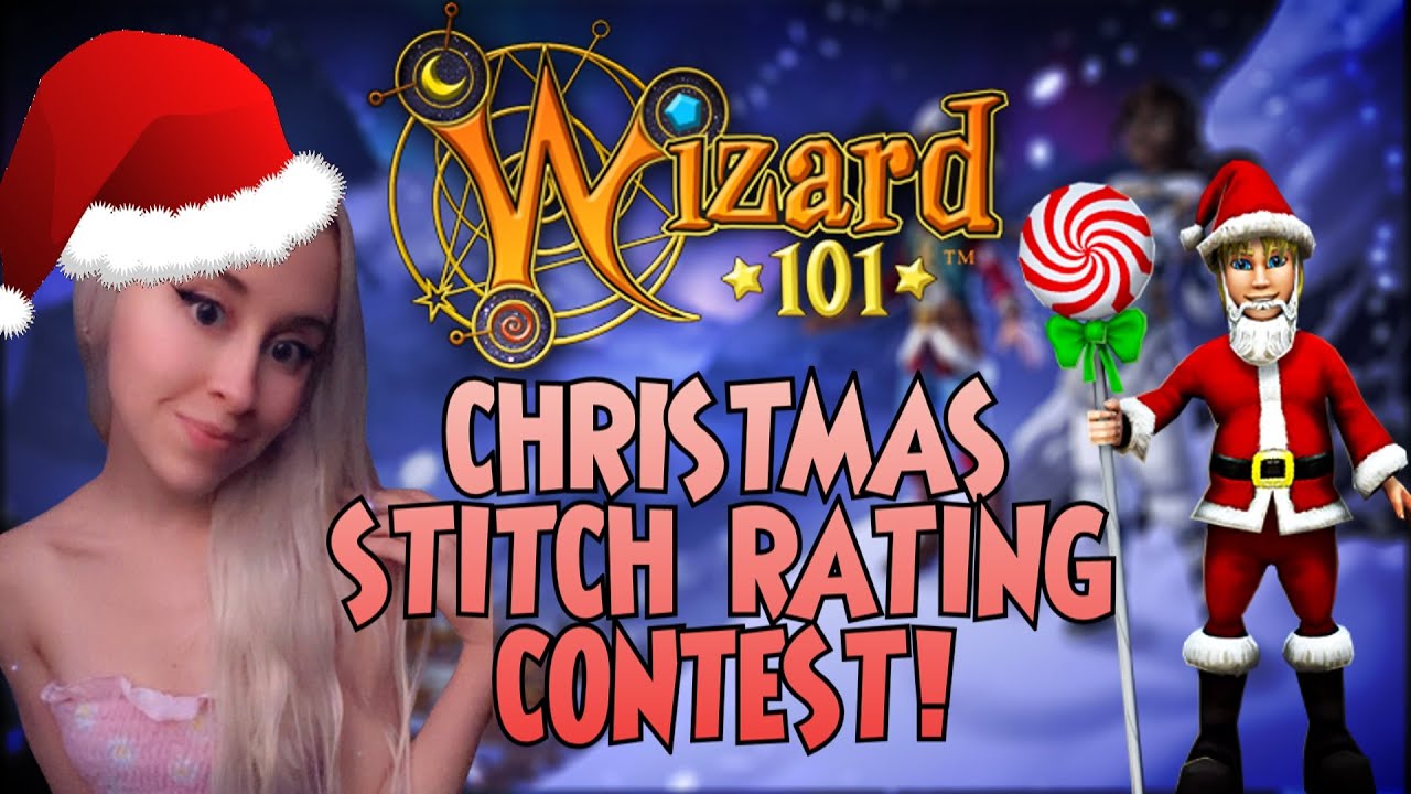 🔴WIZARD101 CHRISTMAS STITCH RATING CONTEST & CROWNS PRIZE! YouTube