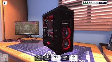 PC Building Simulator - Carrer Mode - Overclock 2047 Mhz GPU core & 4000 CPU Core with Arctic Parts