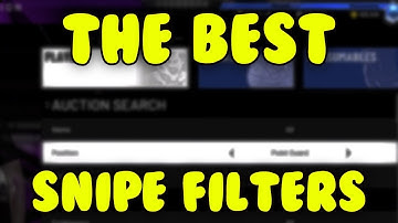 BEST SNIPING FILTERS IN THE GAME FREE MT!!! NBA 2k20 MyTeam